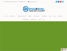 Tablet Screenshot of end2endswimspacovers.com